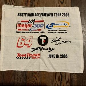 Rusty Wallace NASCAR Memorabilia Cotton Towel